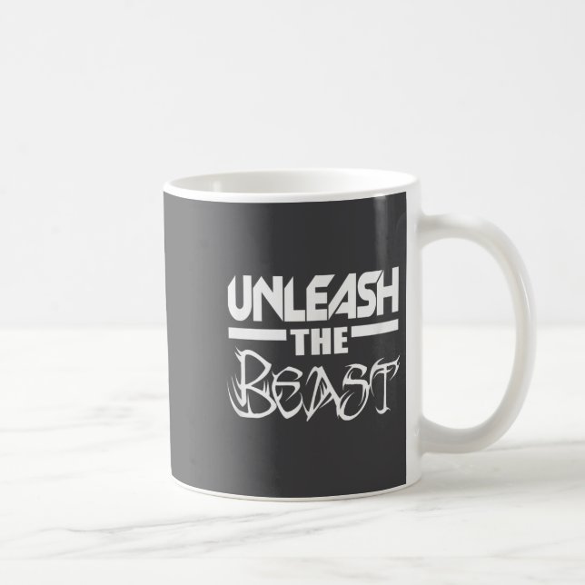 Caneca De Café Unleahe C380 Workout Gym Fitness Motivation  (Direita)