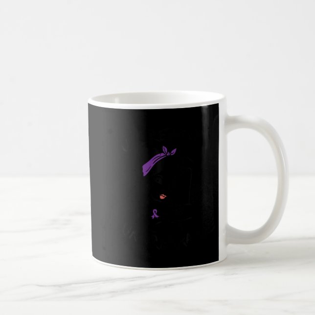 Caneca De Café Unquebrável Ribbon Lupus Awarness Women Motiva (Direita)
