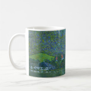 Caneca De Café Unterach no Attersee por Klimt, Arte Nova Antiga