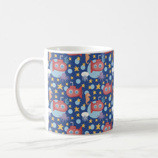 Caneca De Café Unterwassermotiv mit U-Booten  (Esquerda)