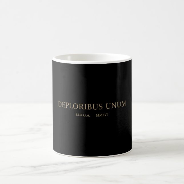 Caneca De Café unum do deploribus (deplorables) (Centro)