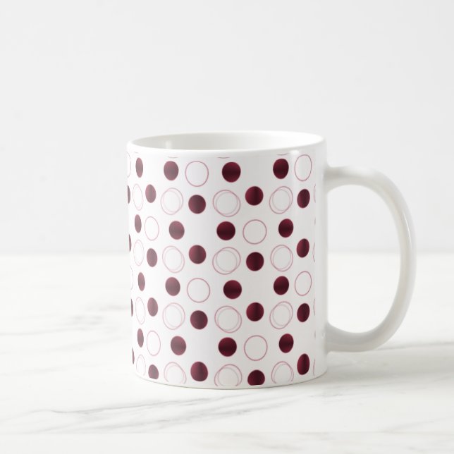 Caneca De Café Uptown Bliss Mug, Borgonha (Direita)