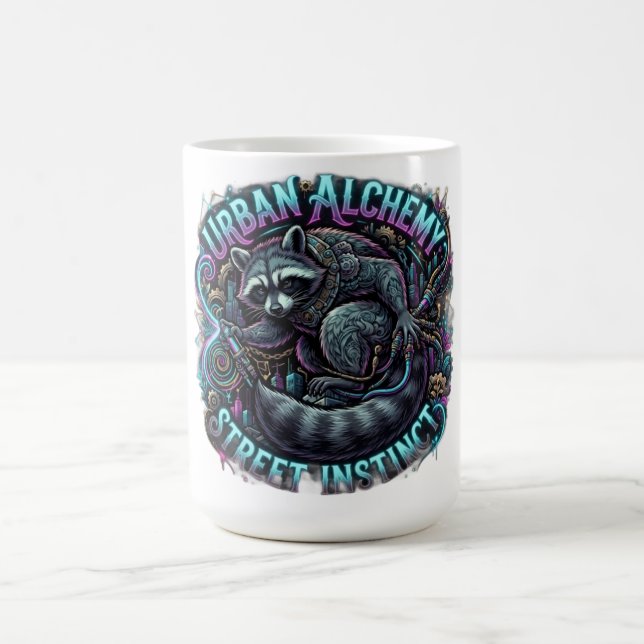 Caneca De Café Urban Alchemy Raccoon Manga Longa (Centro)