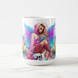 Caneca De Café Urban Angel Rebelilion