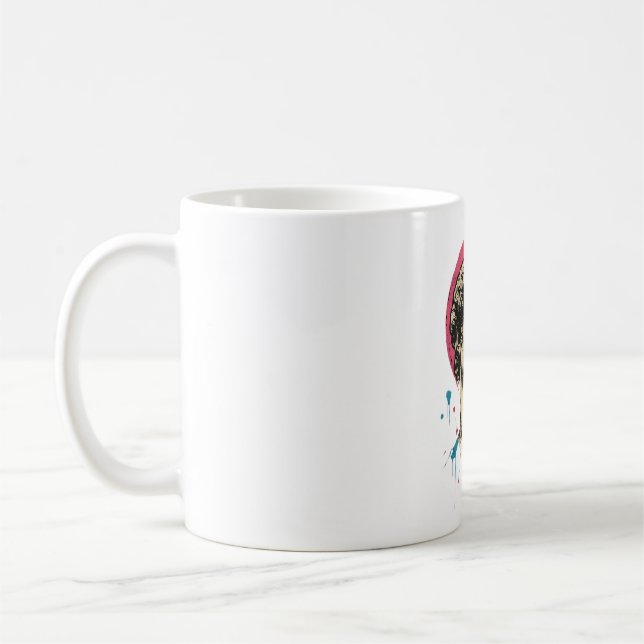 Caneca De Café Urbano Retro David — Estátua de Bubblegum Pop (Esquerda)