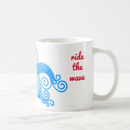 Caneca De Café Urge Surfing Ride The Wave
