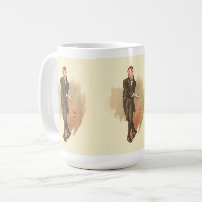 Caneca De Café Uriah Heep por Kyd do David Copperfield, de Dicken (Frente Esquerda)
