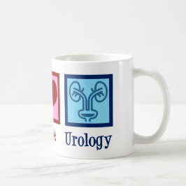 Caneca De Café Urologia de Paz e Amor