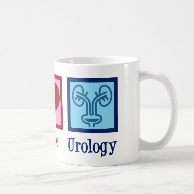 Caneca De Café Urologia de Paz e Amor (Direita)