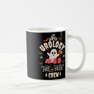 Caneca De Café Urologia Spooky Halloween Crew Cute Nurse Stu