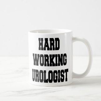 Caneca De Café Urologista de Trabalho do duro