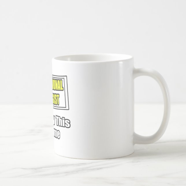 Caneca De Café Urologista profissional...Piada (Direita)