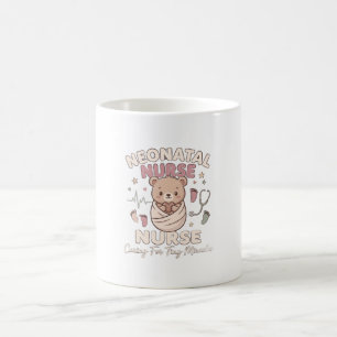 Caneca De Café Ursa Fofa Enfermeira da UTIN