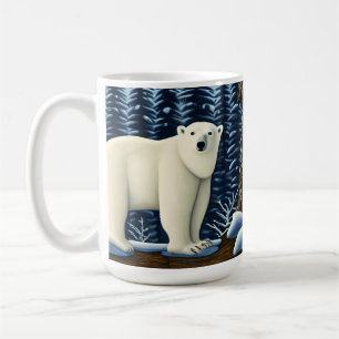 Caneca De Café Urso Branco excelente Do Norte