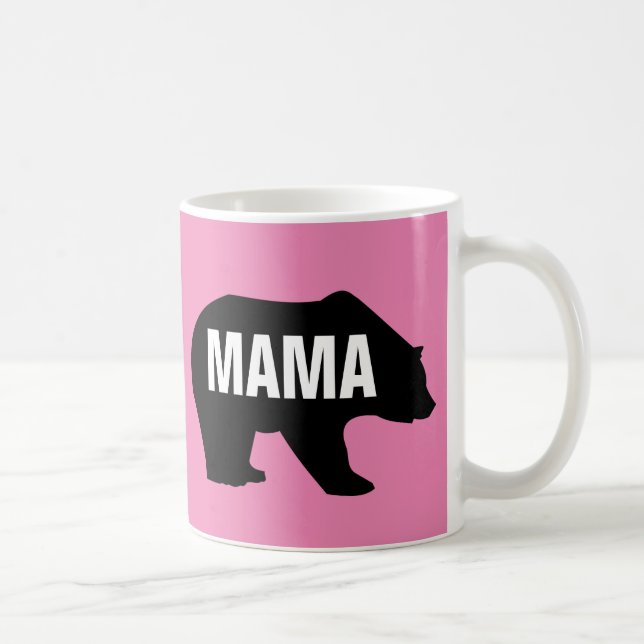 CANECA DE CAFÉ URSO CINZENTO MÃE (Direita)