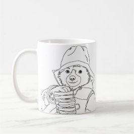 Caneca De Café Urso com Sanduíches
