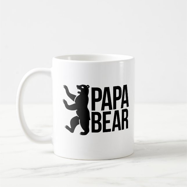 Caneca De Café Urso da papá (Esquerda)