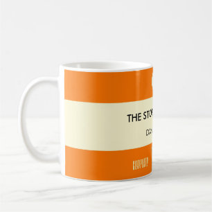 Caneca De Café Urso da vaia - laranja da abóbora