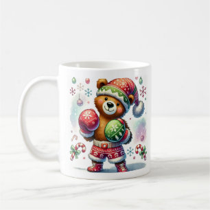 Caneca De Café Urso de Feriado de Boxas-Sombra