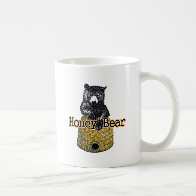 Caneca De Café urso de mel (Direita)