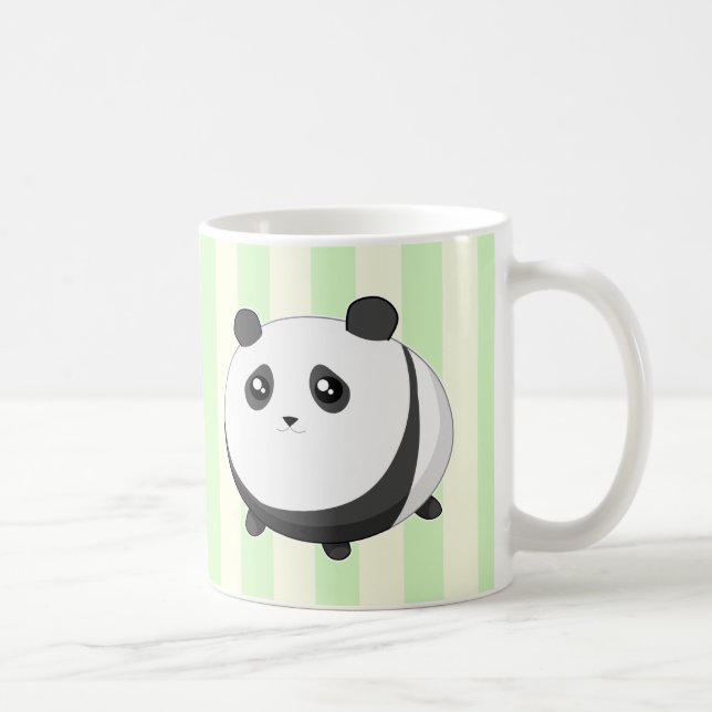 Caneca De Café Urso de panda carnudo bonito de Kawaii (Direita)