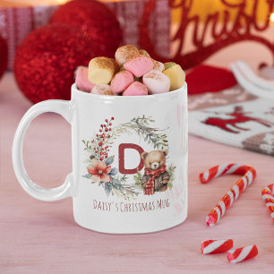 Caneca De Café Urso de pelúcia fofo de inverno Presente de Natal