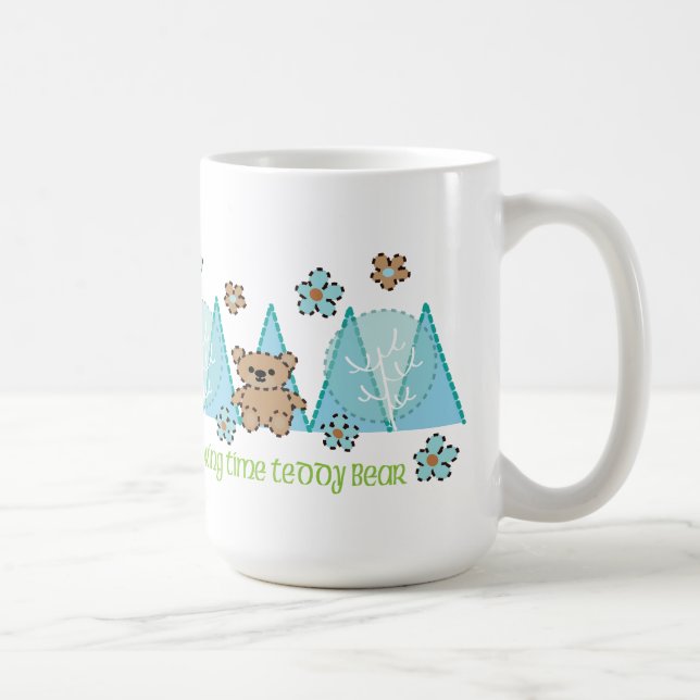 Caneca De Café Urso de primavera (Direita)