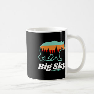 Caneca De Café Urso de Snowboard do Big Sky Montana