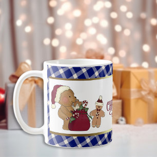 Caneca De Café Urso de Teddy Bonito e Pão Gingerido