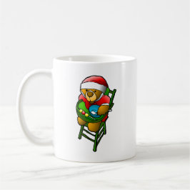 Caneca De Café Urso de Teddy de Natal