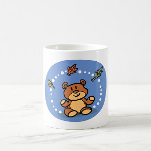 Caneca De Café Urso de Teddy de outono