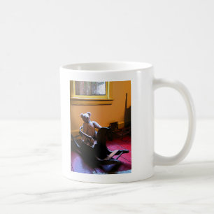 Caneca De Café Urso de Teddy no Cavalo Fogueiro