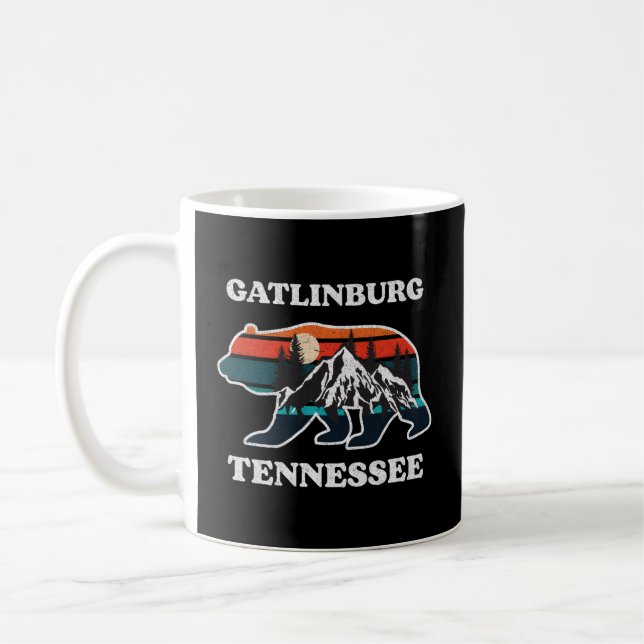 Caneca De Café Urso do Enfumaçado do Excelente de Gatlinburg Tenn (Esquerda)