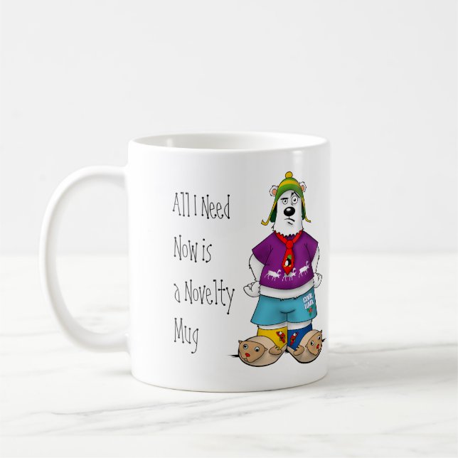 Caneca De Café Urso do Natal da novidade (Esquerda)