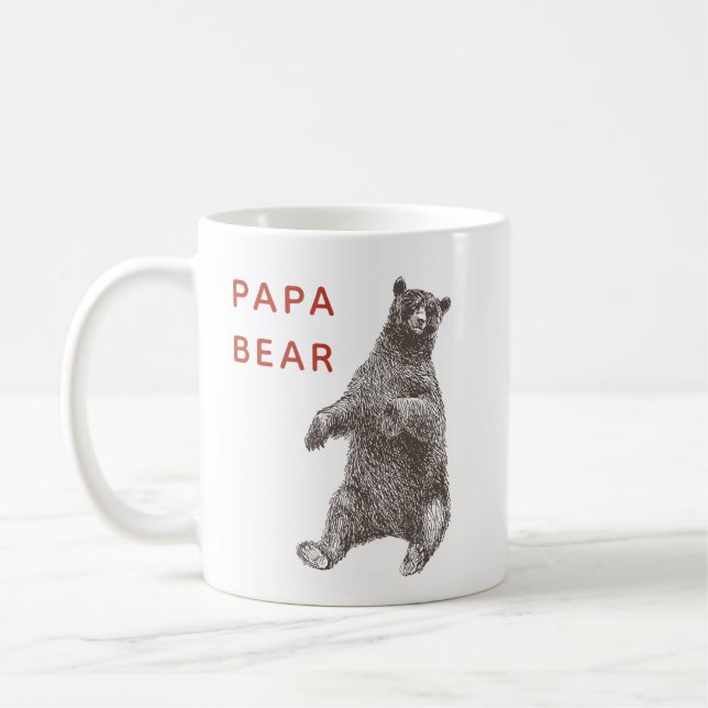 Caneca De Café Urso do Papa (Esquerda)