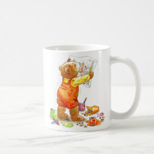 Caneca De Café Urso do pintor
