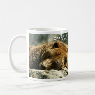 Caneca De Café Urso Dormindo