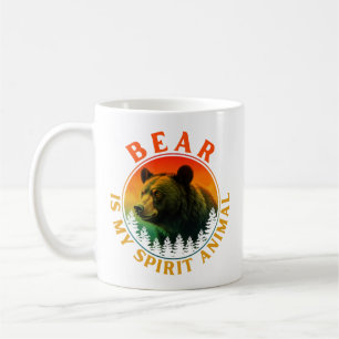 Caneca De Café Urso é meu animal espiritual