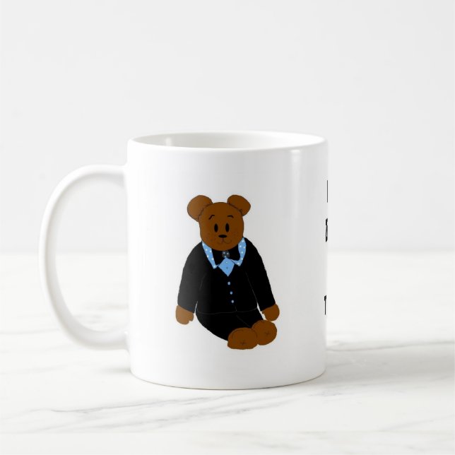 Caneca De Café Urso em Tuxedo (Esquerda)