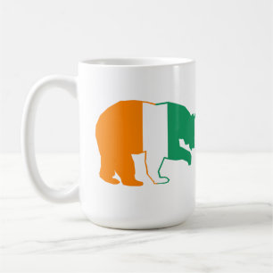 Caneca De Café Urso Gay irlandês