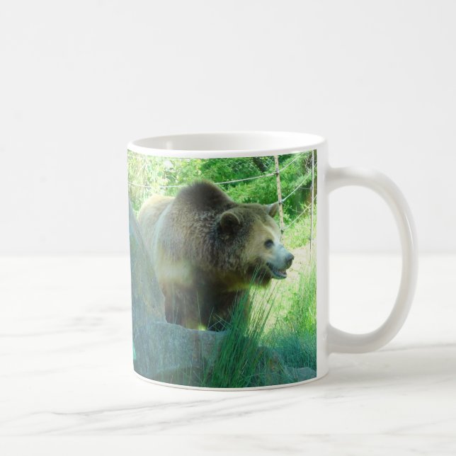 Caneca De Café Urso Grizzly #3 (Direita)