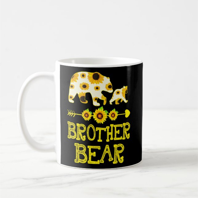Caneca De Café Urso-Irmão, Urso-Girassol (Esquerda)