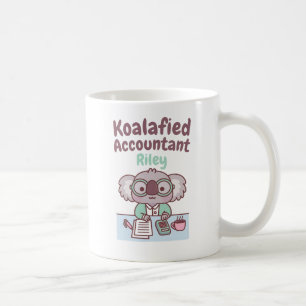 Caneca De Café Urso Koala Fofo Contador Koalificado Presente Dive