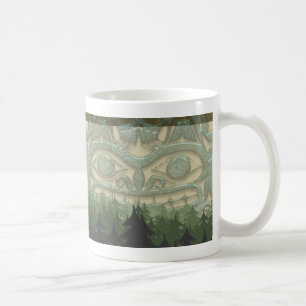 Caneca De Café Urso nas madeiras