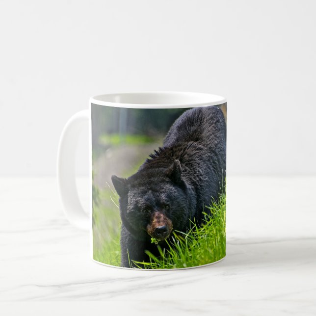 Caneca De Café Urso Negro-Lama-Louro (Frente Esquerda)