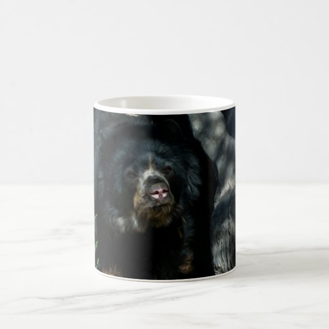 Caneca De Café Urso Negro na floresta (Centro)