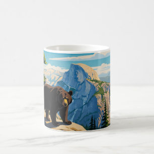 Caneca De Café Urso no Parque Nacional de Yosemite