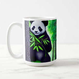 Caneca De Café Urso Panda Divertido