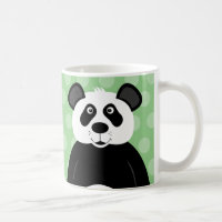 Urso Panda Ponto Verde Fofo