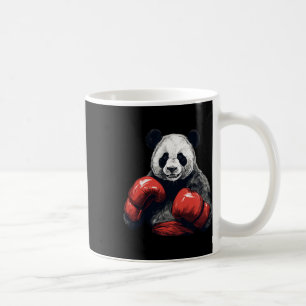 Caneca De Café Urso Panda Vestindo Luvas De Boxim - Boxing Engraç